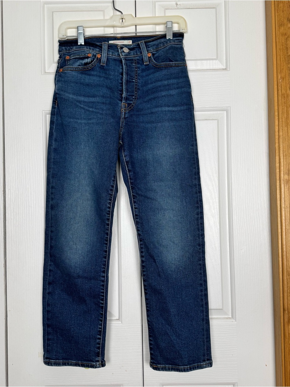 Levi's Dark Blue Capri Jeans